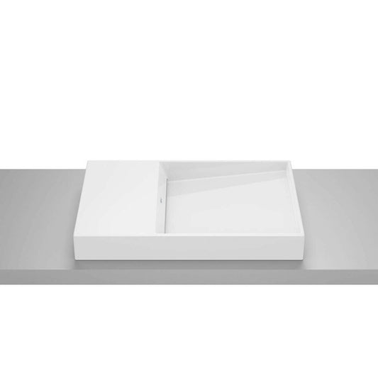 Лавоар за плот бял Roca Horizon 60 см