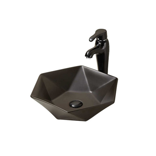 Мивка за маса Fluminia Black Diamond 49x49 см