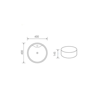 Fluminia Ibiza Countertop Sink 40x40 cm