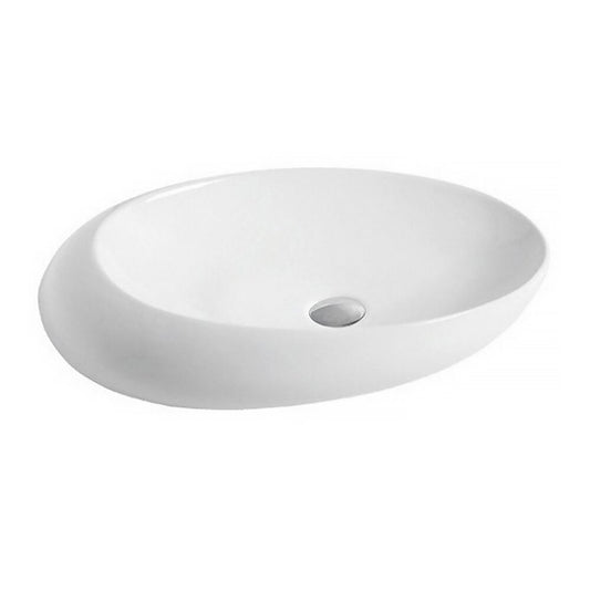 Countertop washbasin Fluminia Maxi Egg white 66 cm