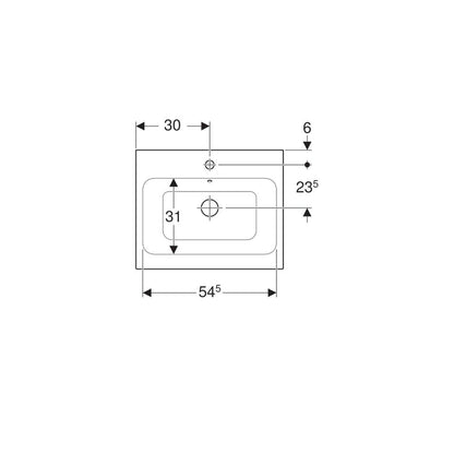 Мивка Geberit Icon 60 см