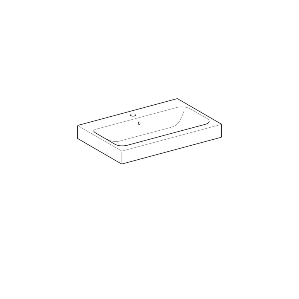 Лавоар за монтаж на плот Geberit Icon 75 см