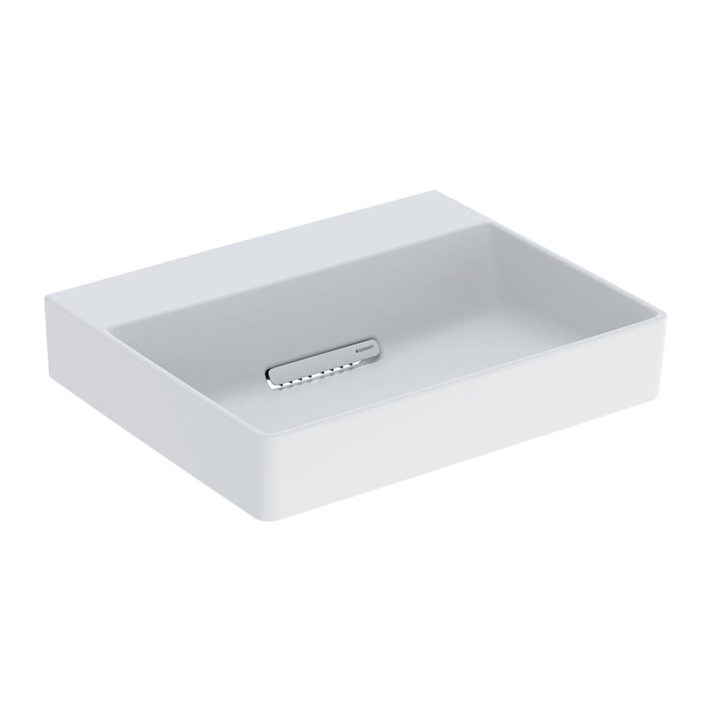 Geberit One 50 cm Matte White Countertop Sink with Special Drain