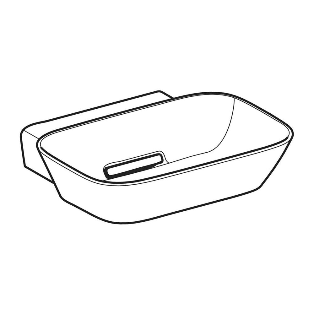 Geberit One Countertop Sink with Special Drain 50 cm White