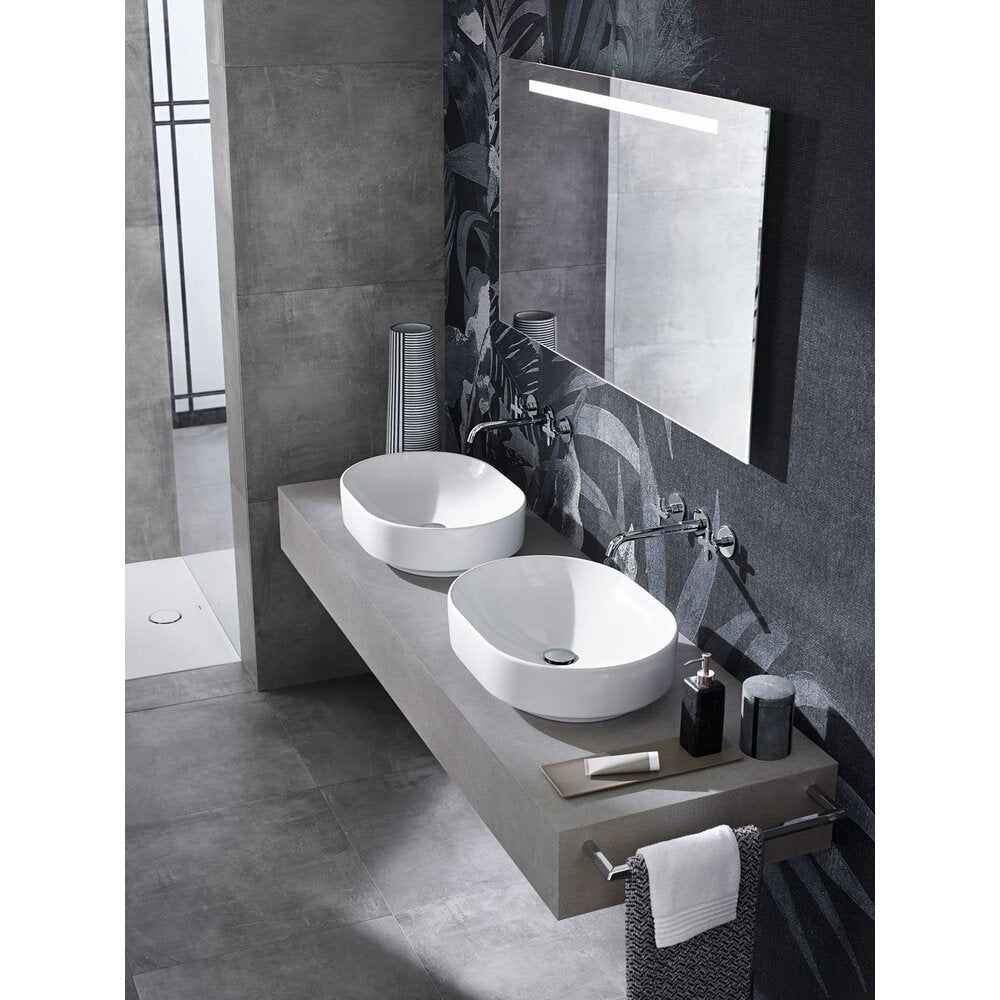 Елптична мивка Geberit Variform без преливник 55x40 см