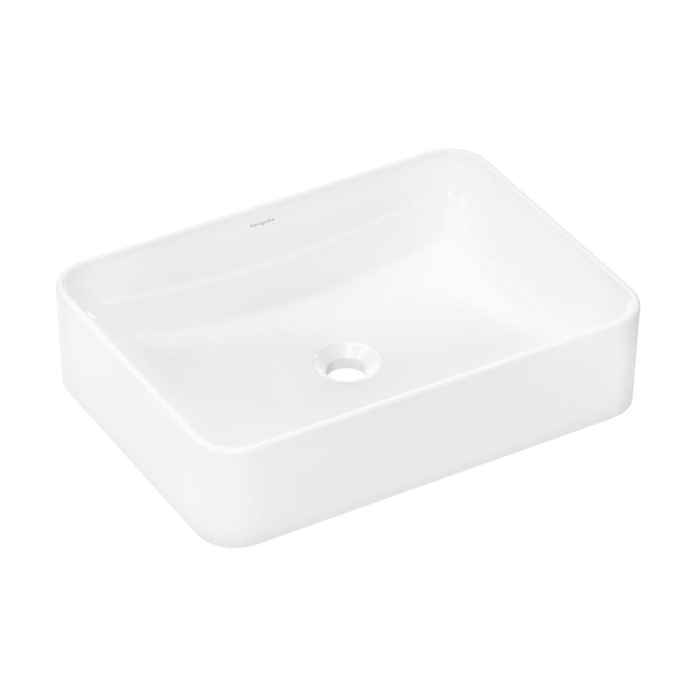 Мивка за плот Hansgrohe Xuniva Q 55x40 cm бял гланц