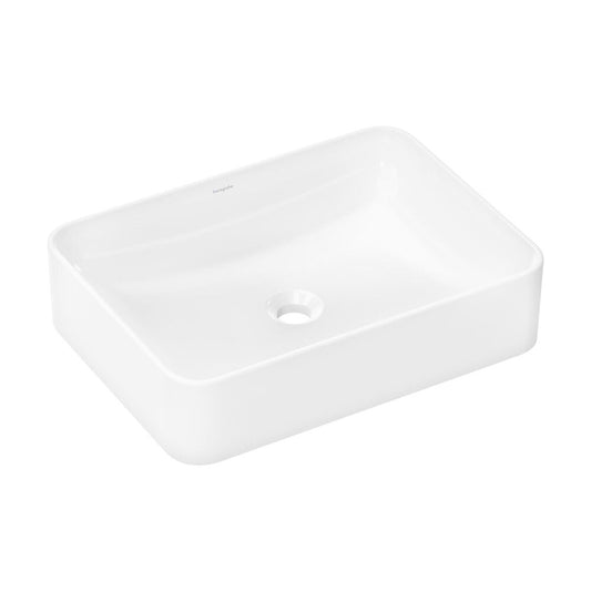 Мивка за плот Hansgrohe Xuniva Q 55x40 cm бял гланц