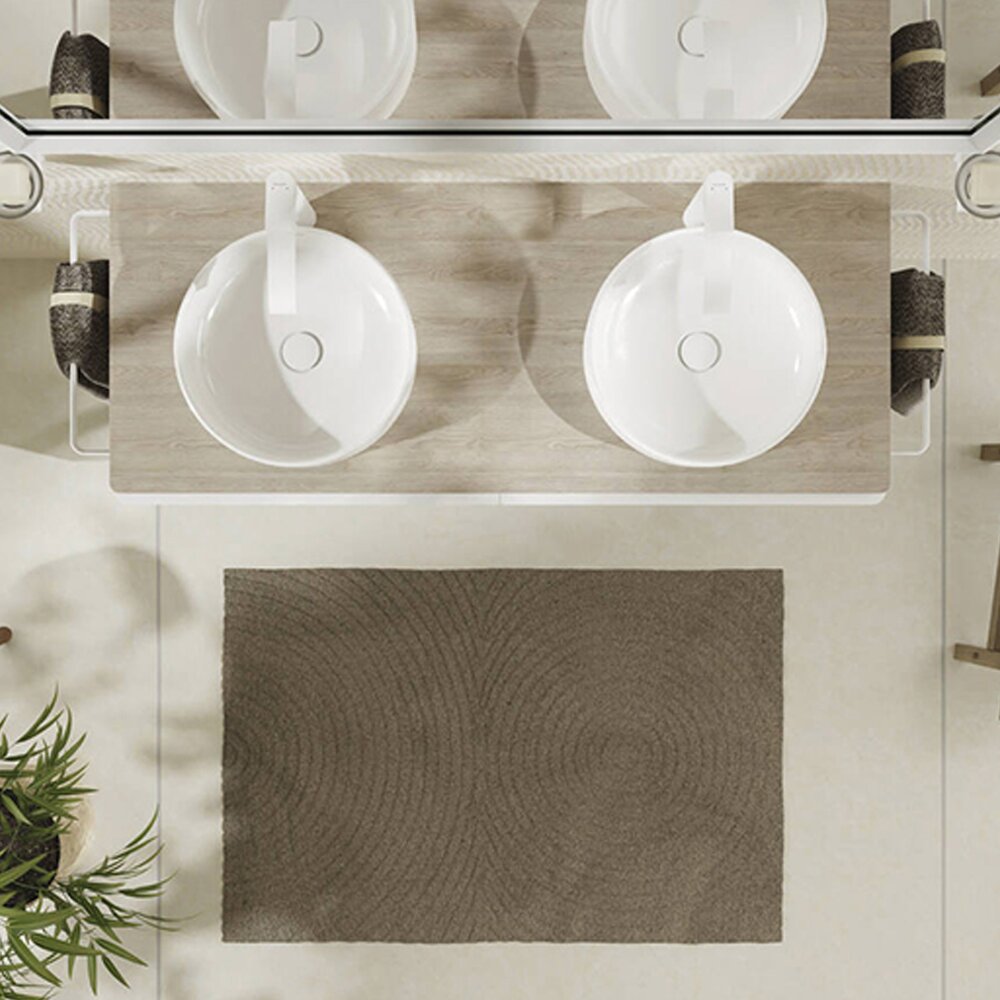 Мивка за плот Hansgrohe Xuniva S кръгла 40 cm бяла лъскава