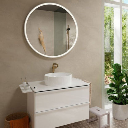 Мивка за плот Hansgrohe Xuniva S кръгла 40 cm бяла лъскава