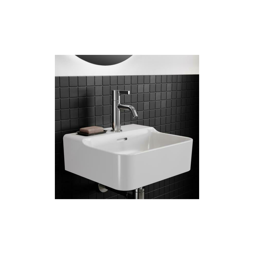Ideal Standard Atelier Conca Wall-Mounted Sink 50 cm Glossy White with Overflow
