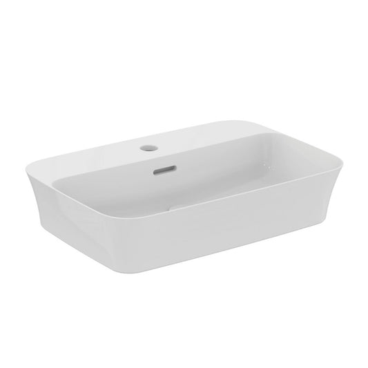 Ideal Standard Atelier Ipalyss 55 cm Glossy White Countertop Sink with Tap Hole