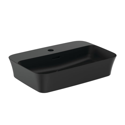 Ideal Standard Atelier Ipalyss 55 cm Matte Black Countertop Sink with Tap Hole