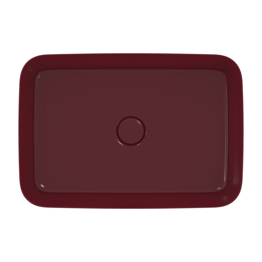 Ideal Standard Atelier Ipalyss Pomegranate 55 cm Bordeaux Red Countertop Basin