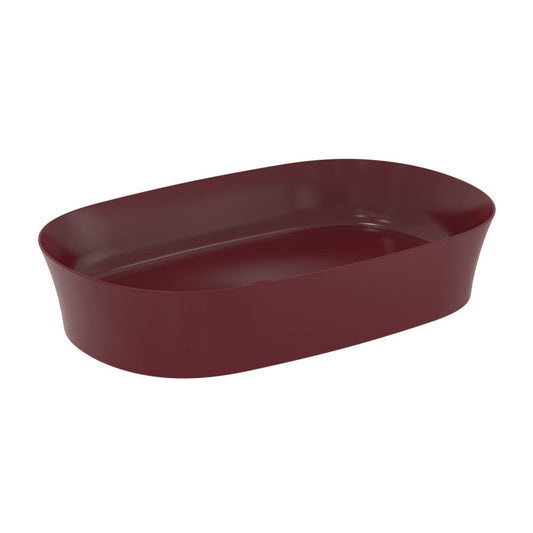 Мивка на плот Ideal Standard Atelier Ipalyss Pomegranate 60 см червено бордо
