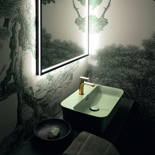 Лавара за плот Ideal Standard Atelier Ipalyss Sage 55 см зелен с отвор за батерия