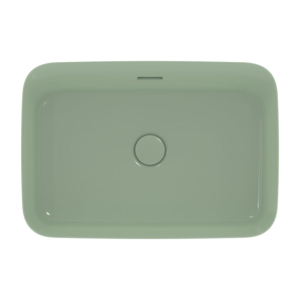 Ideal Standard Atelier Ipalyss Sage 55 cm Green Countertop Basin with Overflow