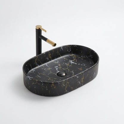 Countertop Sink Black/Grey Rune Vidar 60 cm