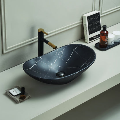 Countertop Sink Black Rune Sigyn 61.5 cm