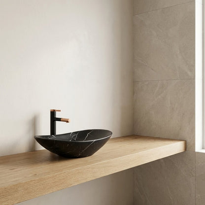 Countertop Sink Black Rune Sigyn 61.5 cm
