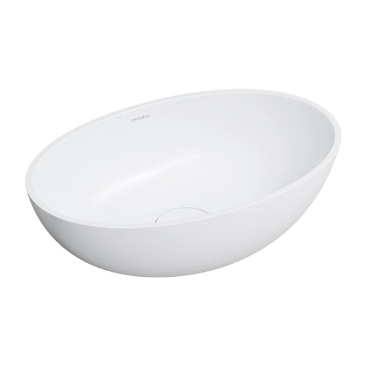 Мивка за плот Omnires Shell M+ матово бяло покритие 50 cm
