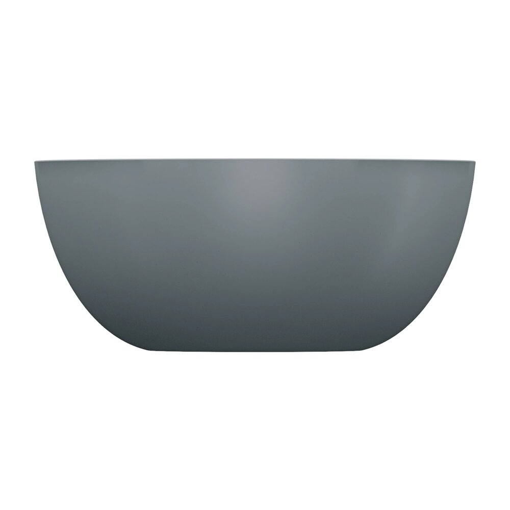 Мивка за плот Omnires Shell M+ матово сив цвят 35 cm