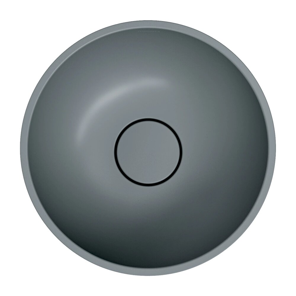Мивка за плот Omnires Shell M+ матово сив цвят 35 cm