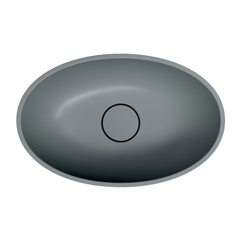 Мивка за плот Omnires Shell M+ матово сив цвят 50 cm
