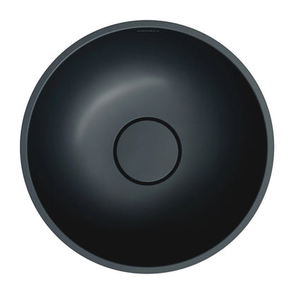 Мивка за плот Omnires Shell M+ матово черно 35 cm