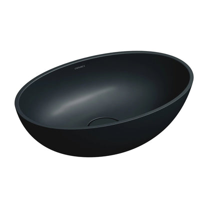 Мивка за плот Omnires Shell M+ матово черно финиш 50 cm