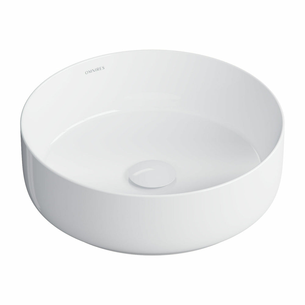 Countertop Basin Omnires Tulsa White 36 cm