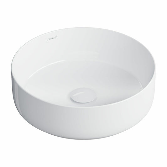 Countertop Basin Omnires Tulsa White 36 cm
