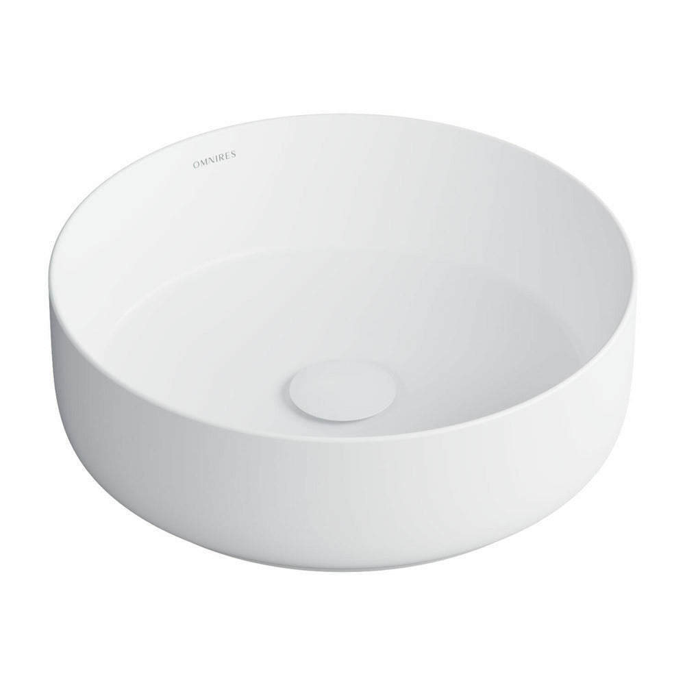 Countertop Sink Omnires Tulsa Matte White 36 cm