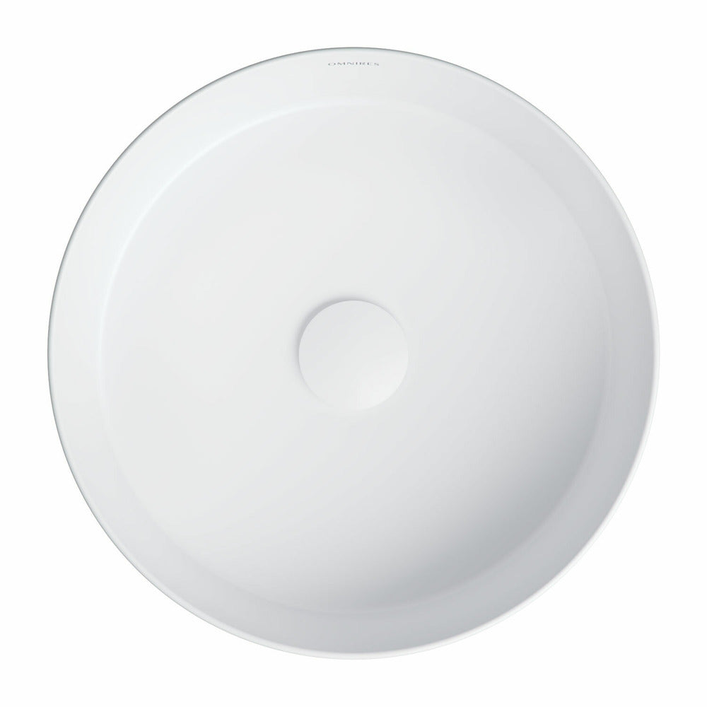 Countertop Sink Omnires Tulsa Matte White 36 cm