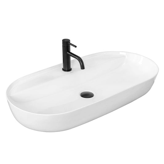 Rea Aura 81 cm White Countertop Sink