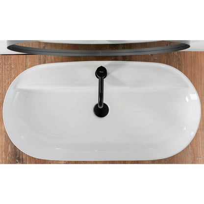 Rea Aura 81 cm White Countertop Sink