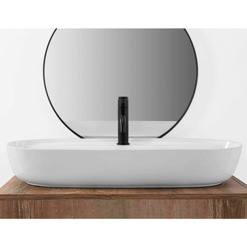 Rea Aura 81 cm White Countertop Sink