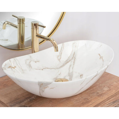 Rea Royal Aiax Marble Style Countertop Sink 60 cm
