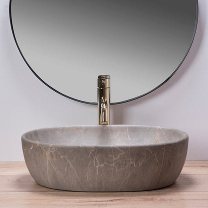 Rea Lara Beige Countertop Sink 48.5 cm