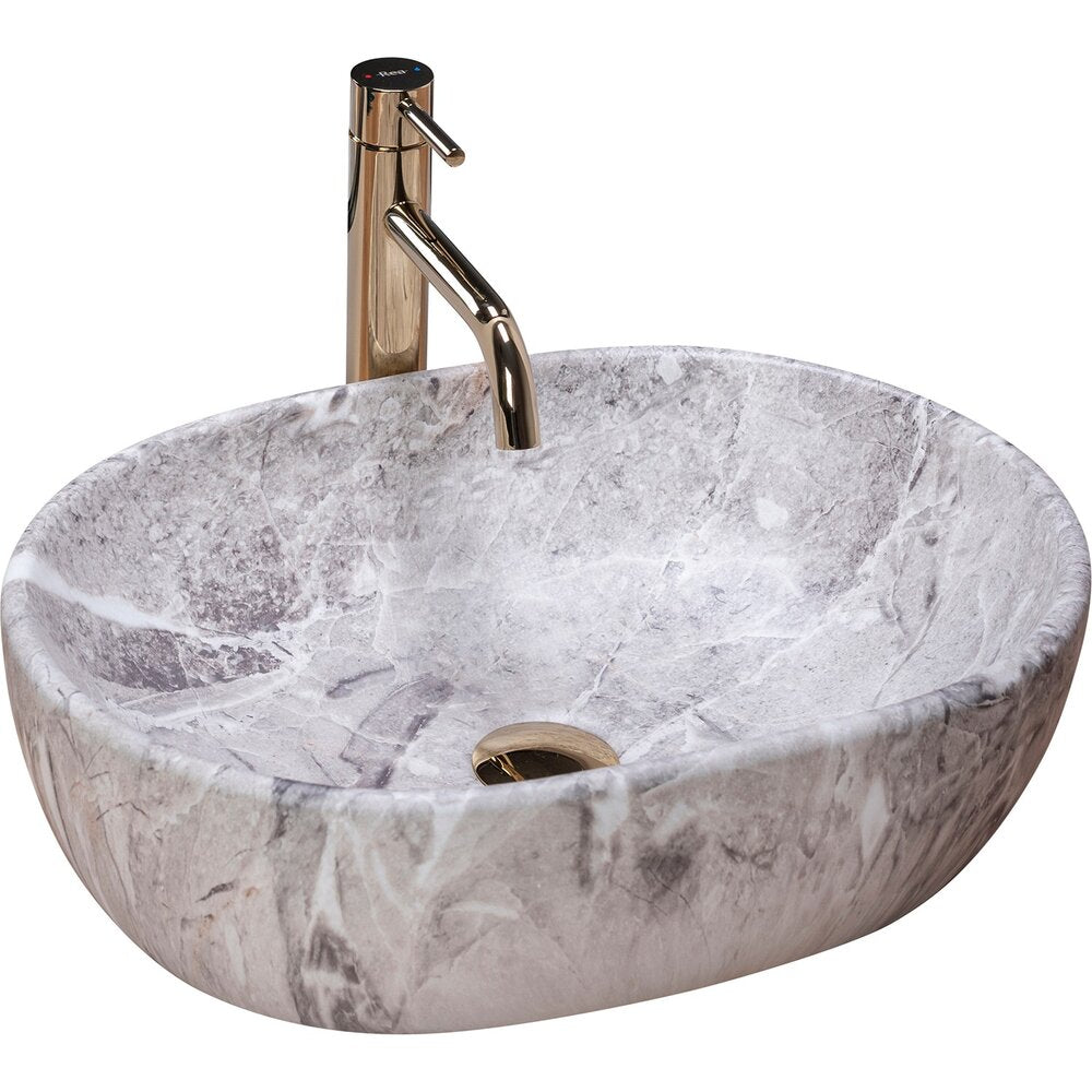 Rea Lara Stone 48.5 cm Countertop Sink
