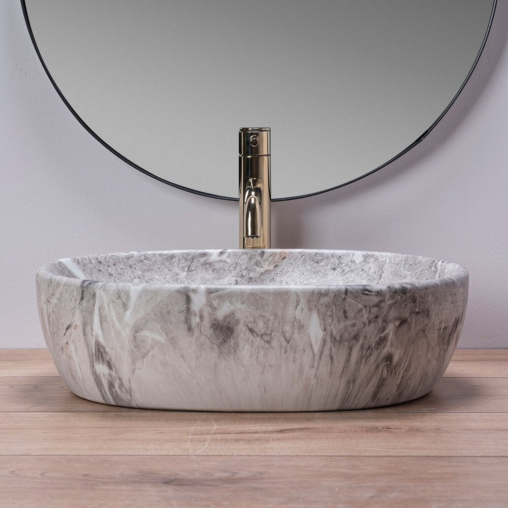 Rea Lara Stone 48.5 cm Countertop Sink