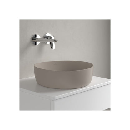Мивка за плот Villeroy&Boch Antao TitanCeram Almond CeramicPlus 40x40 cm