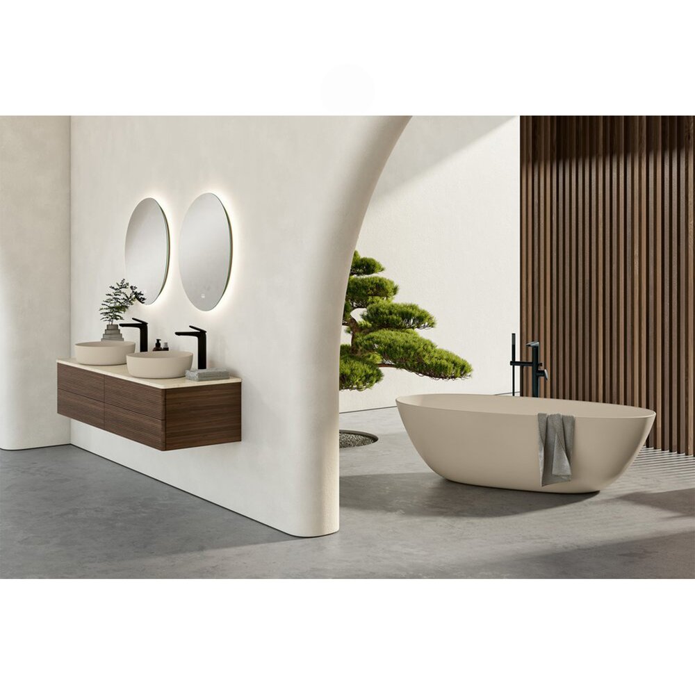 Мивка за плот Villeroy&Boch Antao TitanCeram Almond CeramicPlus 40x40 cm