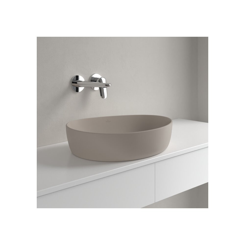 Мивка за плот Villeroy&Boch Antao TitanCeram Almond CeramicPlus 51x40 cm