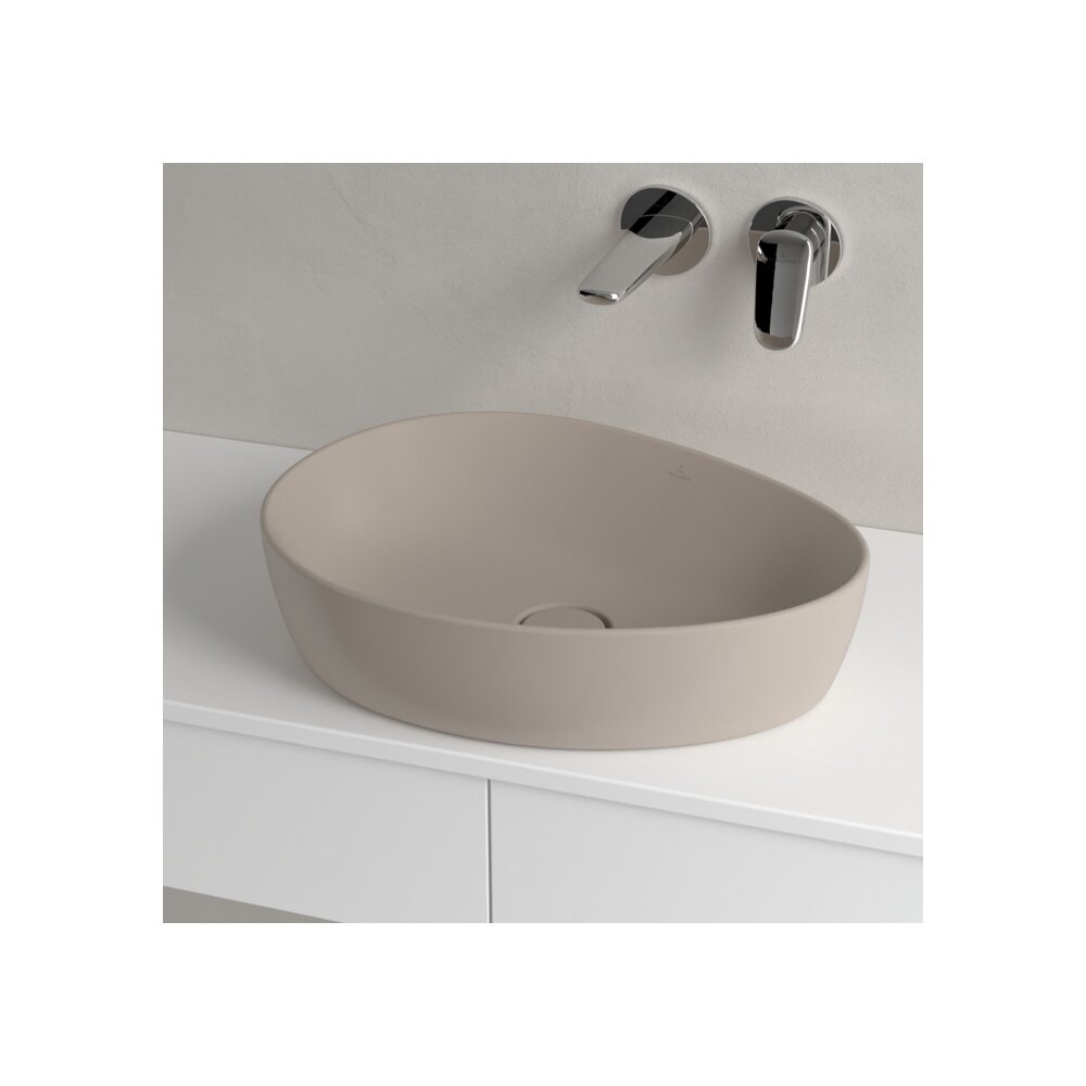 Мивка за плот Villeroy&Boch Antao TitanCeram Almond CeramicPlus 51x40 cm