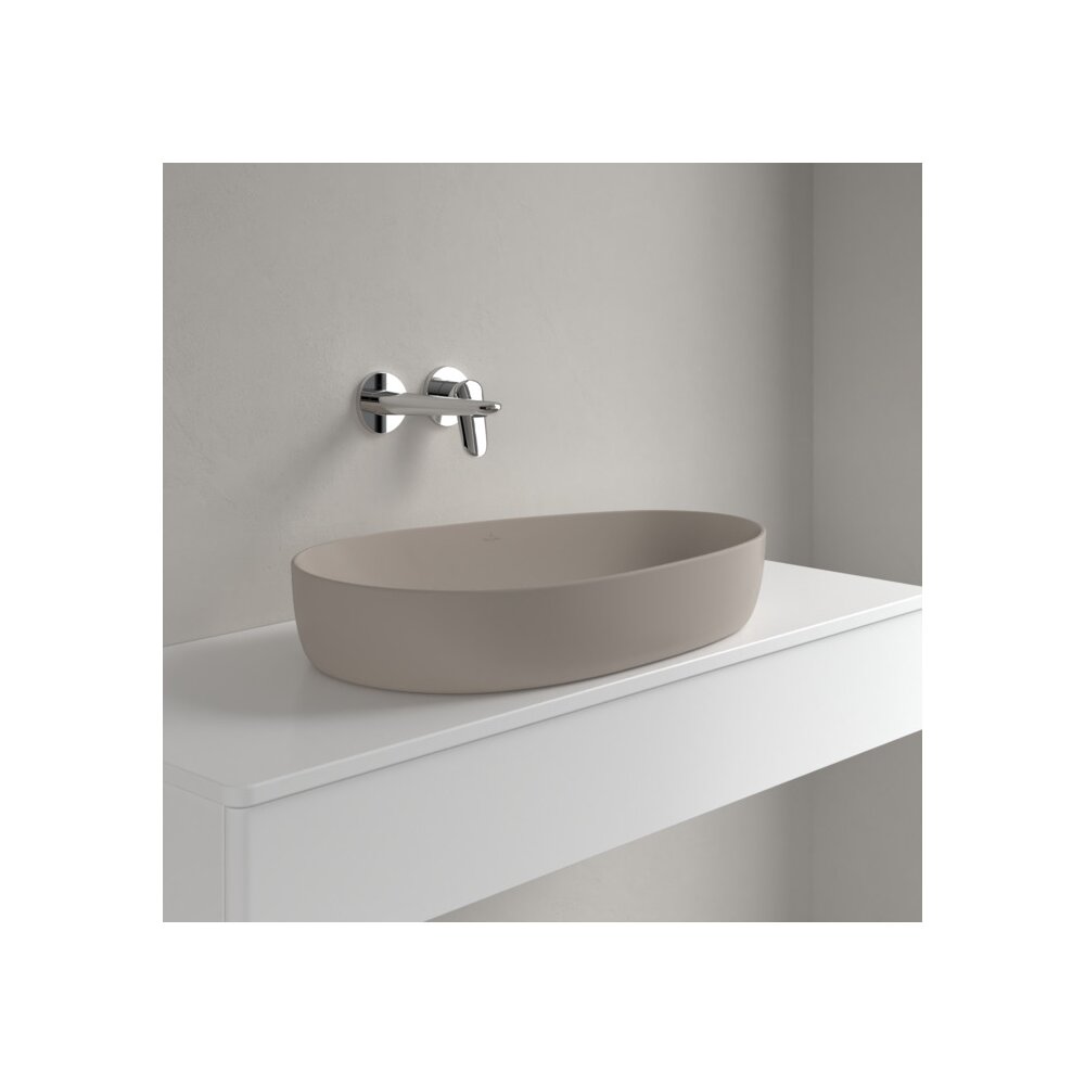 Мивка за плот Villeroy&Boch Antao TitanCeram Almond CeramicPlus 65x40 cm