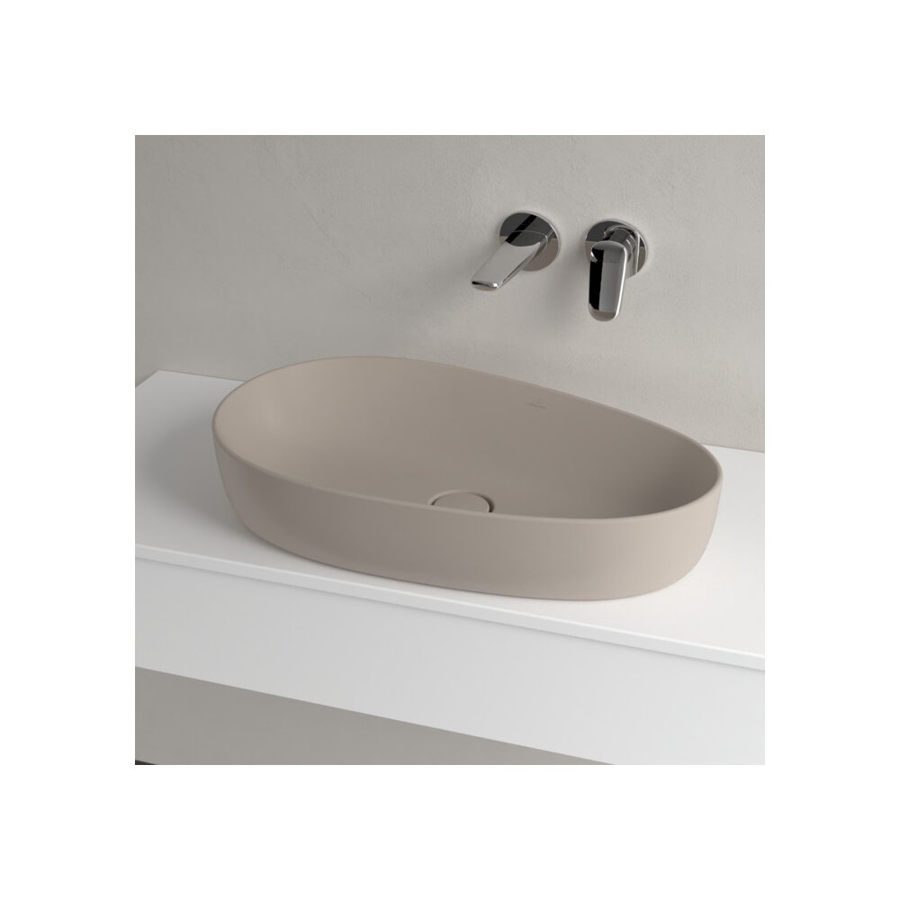 Мивка за плот Villeroy&Boch Antao TitanCeram Almond CeramicPlus 65x40 cm