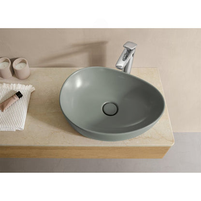 Мивка за плот Villeroy&Boch Antao TitanCeram Morning Green CeramicPlus 51x40 cm