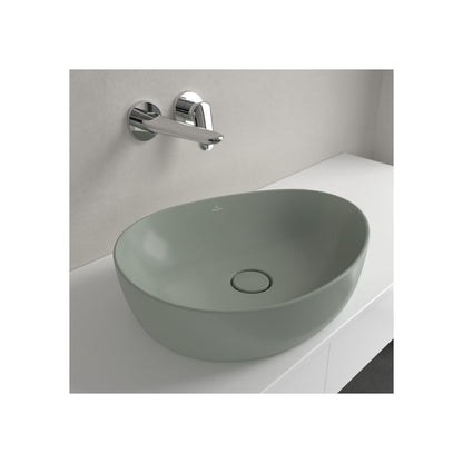 Мивка за плот Villeroy&Boch Antao TitanCeram Morning Green CeramicPlus 51x40 cm