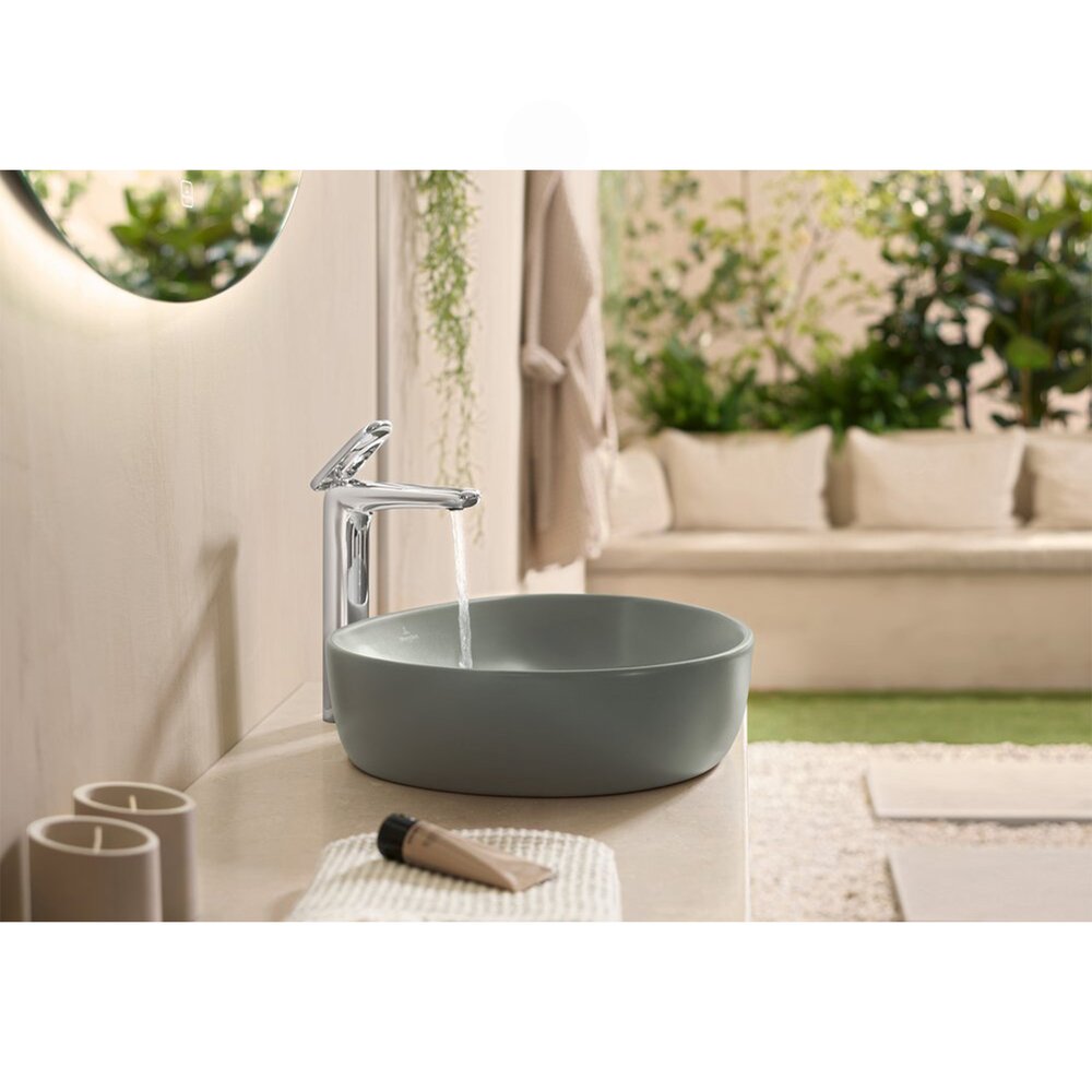 Мивка за плот Villeroy&Boch Antao TitanCeram Morning Green CeramicPlus 51x40 cm