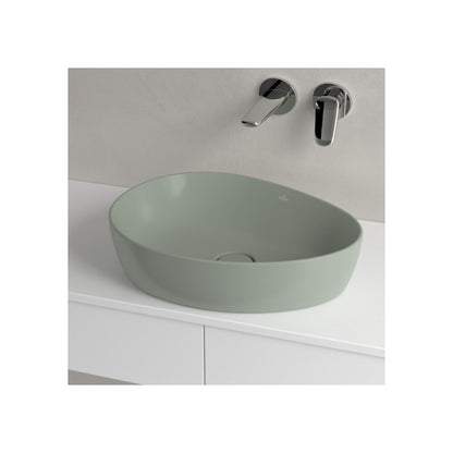 Мивка за плот Villeroy&Boch Antao TitanCeram Morning Green CeramicPlus 51x40 cm